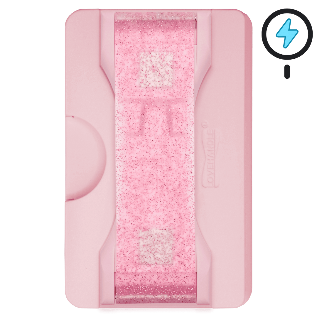 PRO Wallet for MagSafe by LoveHandle - Pink Diamond Glitter