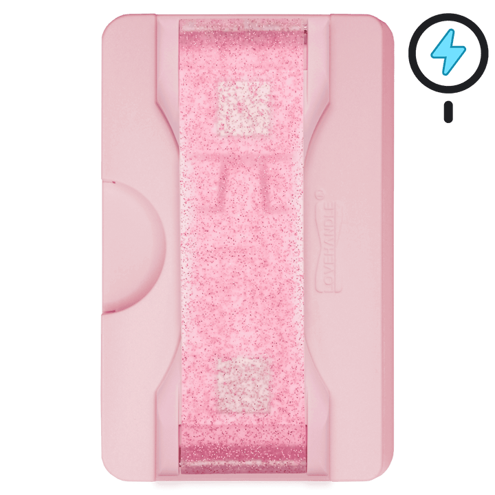 PRO Wallet for MagSafe by LoveHandle - Pink Diamond Glitter