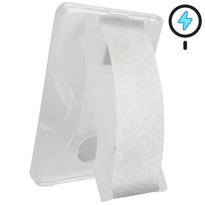 PRO Wallet for MagSafe by LoveHandle - Crystal Clear Glitter