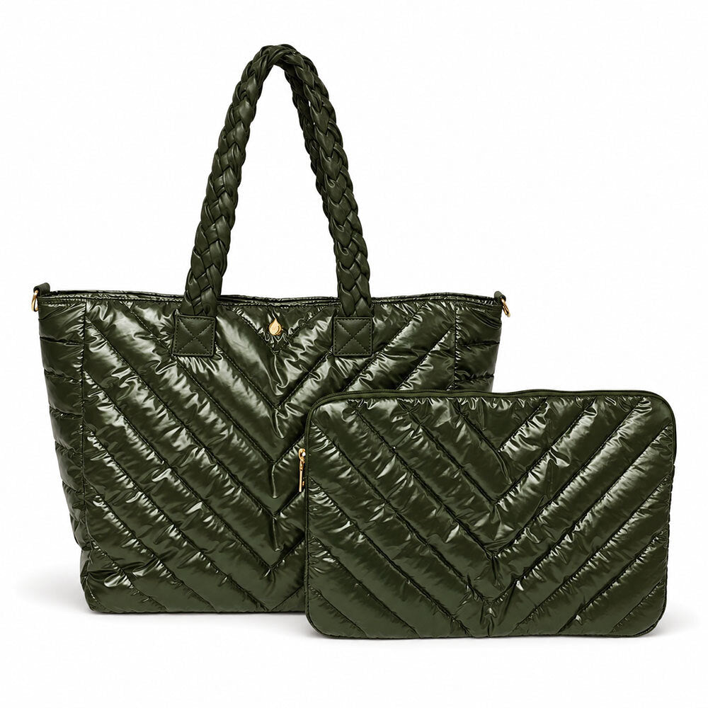 Army Green Quilted HydroTote® by Wanderfull