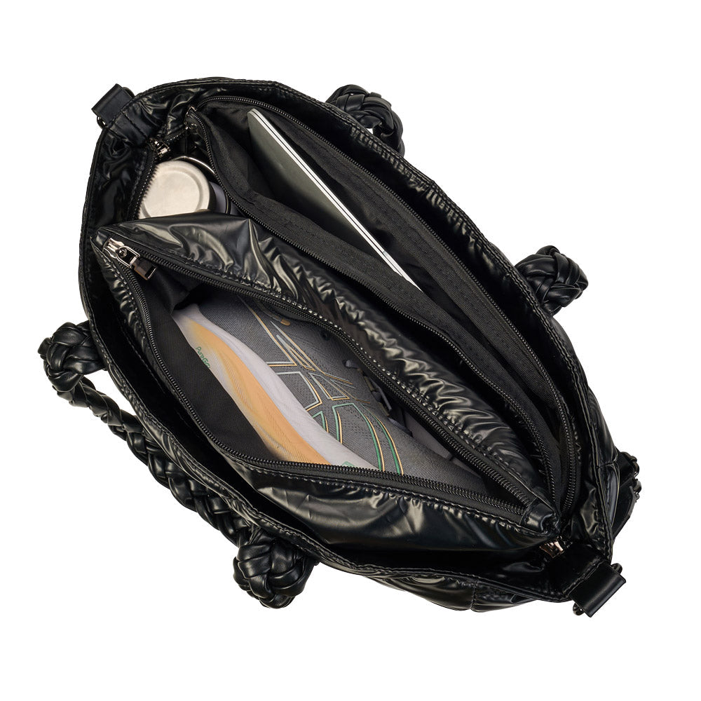 JUNE MARKET: Black Quilted HydroTote® by Wanderfull (Ships in 2-3 Weeks)