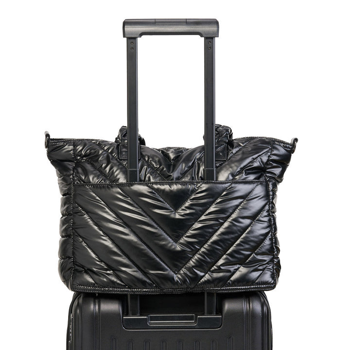 JUNE MARKET: Black Quilted HydroTote® by Wanderfull (Ships in 2-3 Weeks)