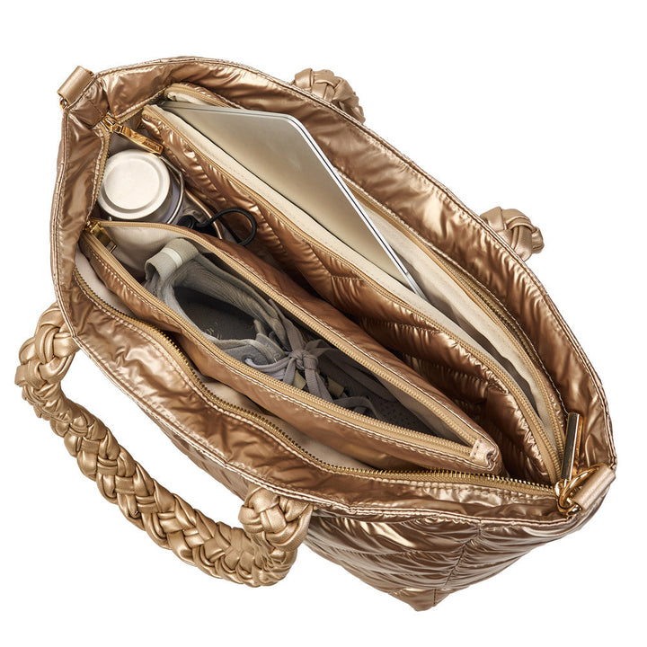 JUNE MARKET: Gold Quilted HydroTote® by Wanderfull (Ships in 2-3 Weeks)
