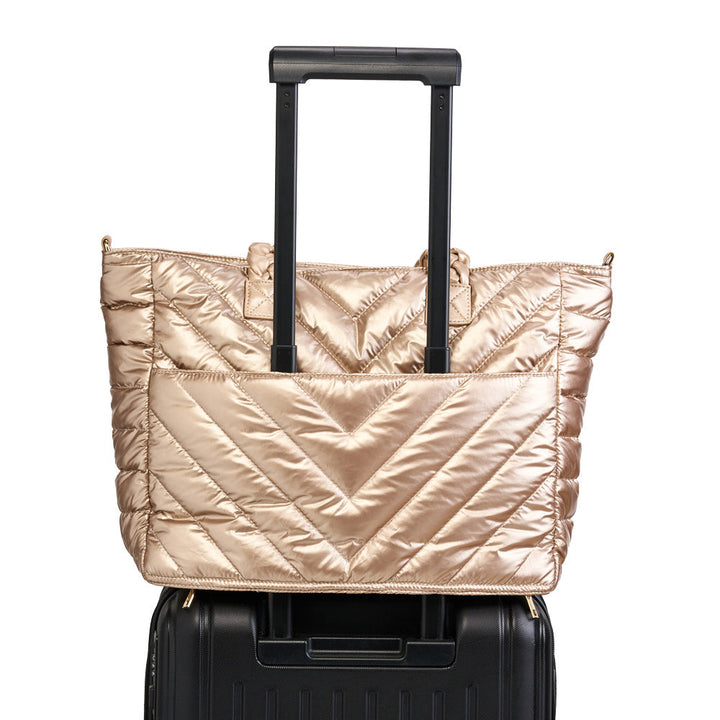 JUNE MARKET: Gold Quilted HydroTote® by Wanderfull (Ships in 2-3 Weeks)