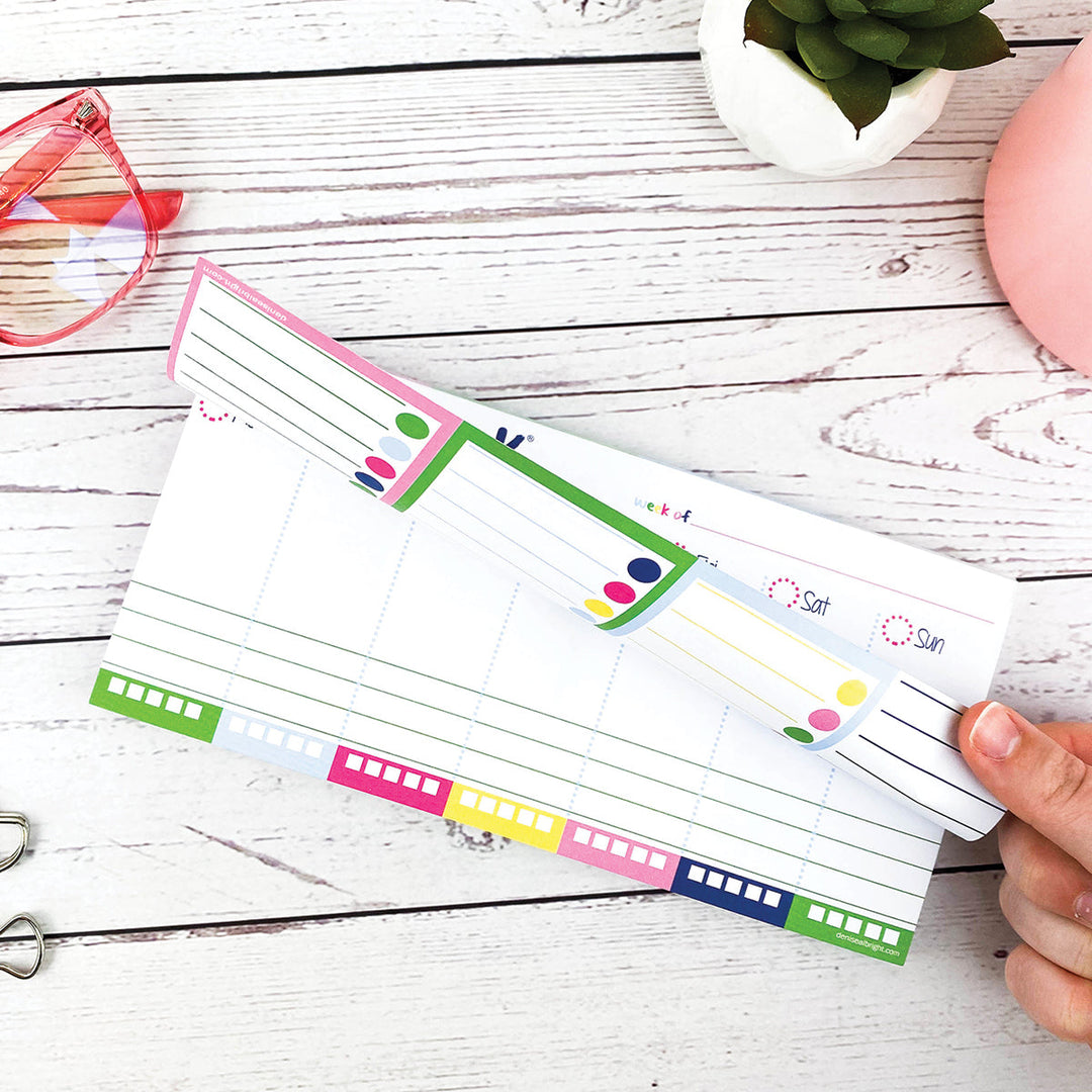 MINI Peek at the Week® Planner Pad | All Bright & Cheery by Denise Albright