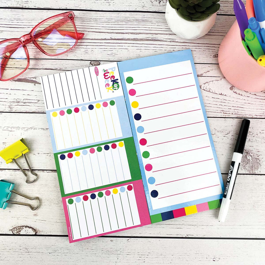 MINI Peek at the Week® Planner Pad | All Bright & Cheery by Denise Albright
