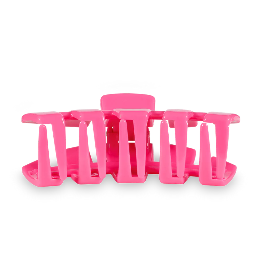 Large Teleties Claw Clip - Paradise Pink