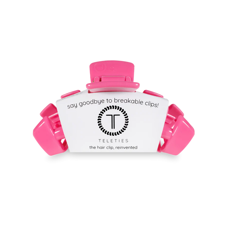 Small Teleties Claw Clip - Paradise Pink