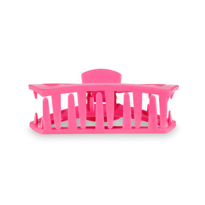 Small Teleties Open Claw Clip - Paradise Pink