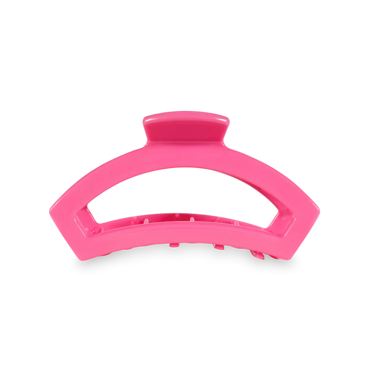 Small Teleties Open Claw Clip - Paradise Pink
