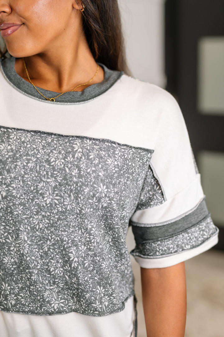 Patch Me If You Can Drop Shoulder Top