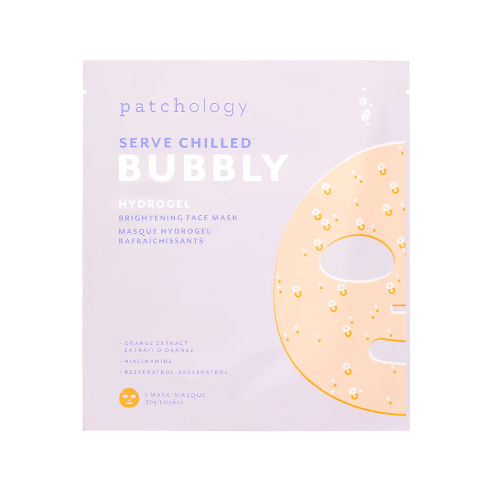 Serve Chilled Bubbly Hydrogel Sheet Mask by Patchology