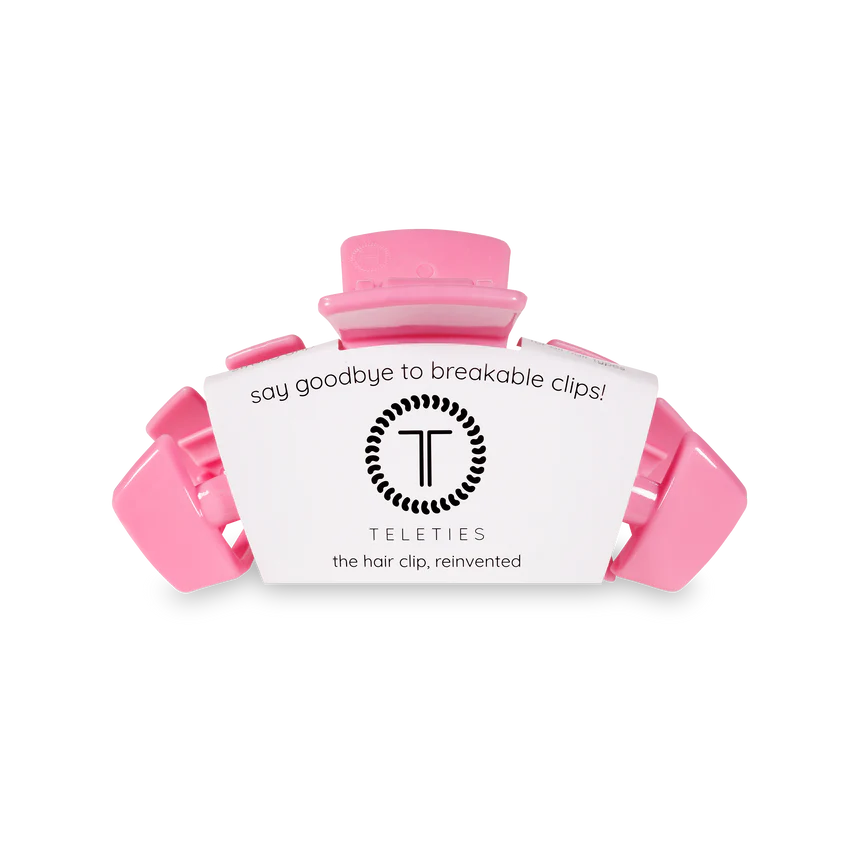 Medium Teleties Claw Clip - Peonies Please