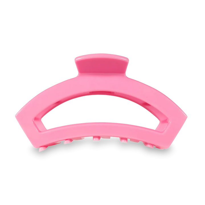 Large Teleties Open Claw Clip - Peonies Please