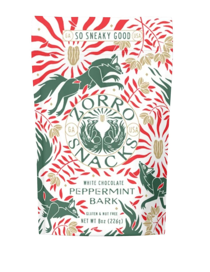 White Chocolate Peppermint Bark by Zorro Pecans