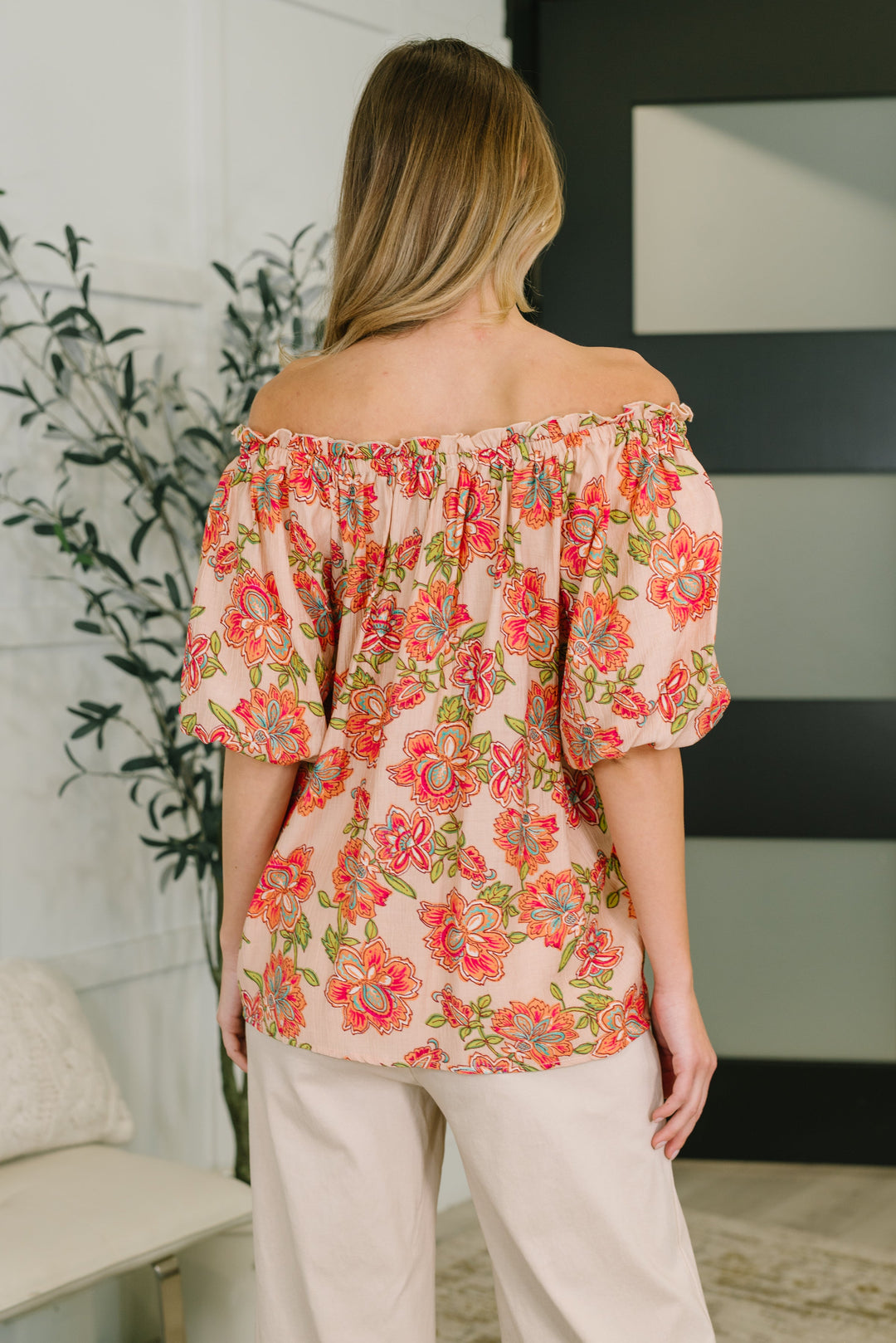 Petal Perfect Off the Shoulder Blouse - 4/20