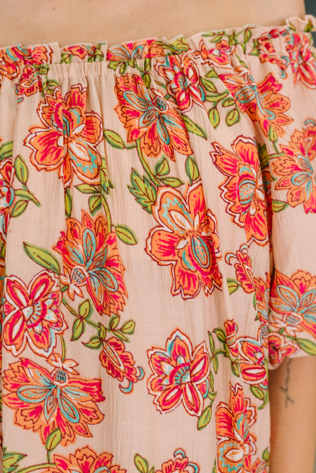Petal Perfect Off the Shoulder Blouse - 4/20