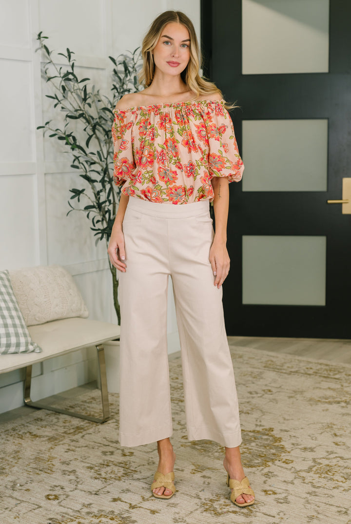 Petal Perfect Off the Shoulder Blouse - 4/20