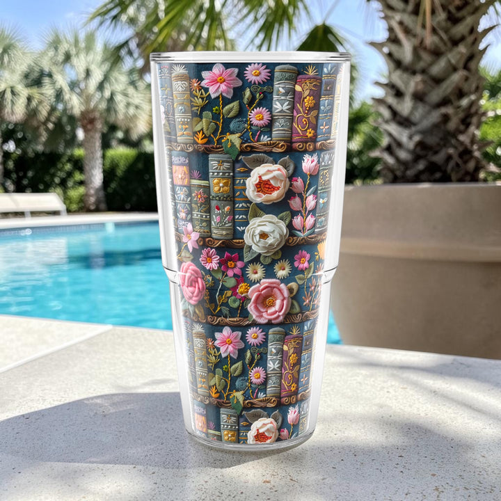 Rather Be Reading Prep Obsessed x Makeup Junkie Custom Tumbler by Tervis (Ships in 4-5 Weeks)