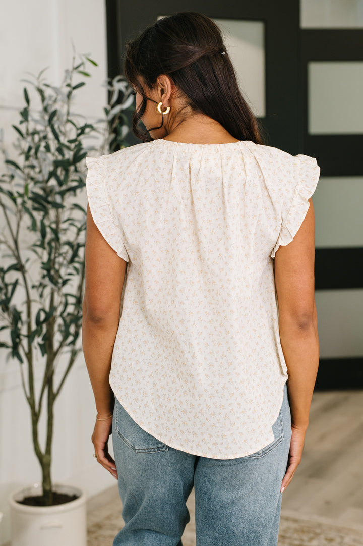 Picnic Petal Lace Detail Top - 4/13