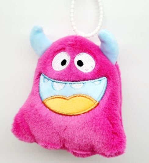 Cute Pink Monster Keychain & Bag Charm