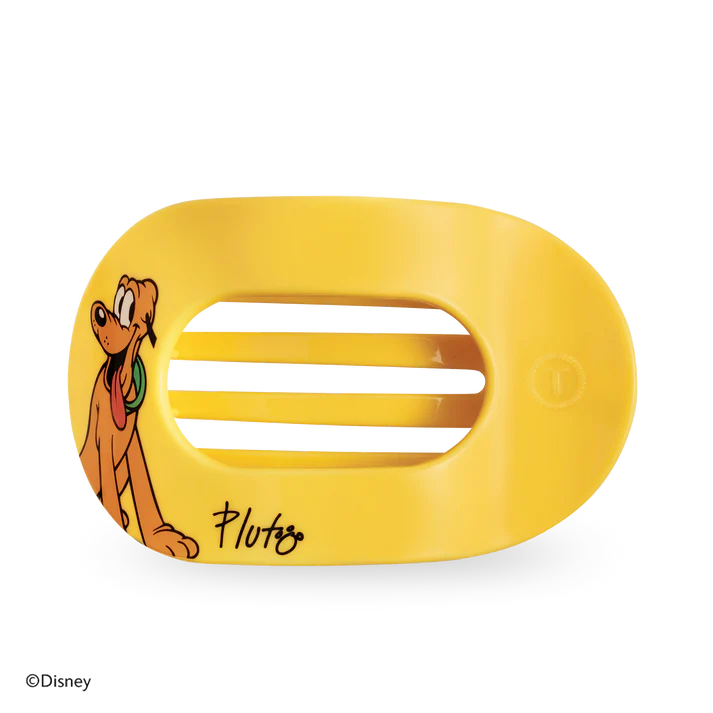 Large Teleties Flat Oval Clip - Pluto