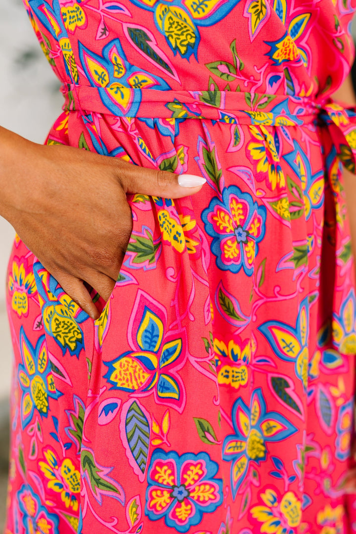 Polished and Pretty Waist Tie Tea Dress - 6/30