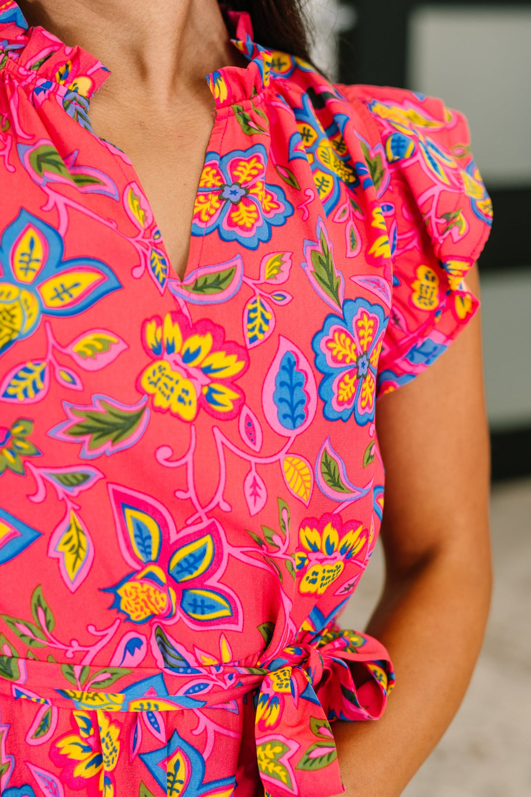Polished and Pretty Waist Tie Tea Dress - 6/30