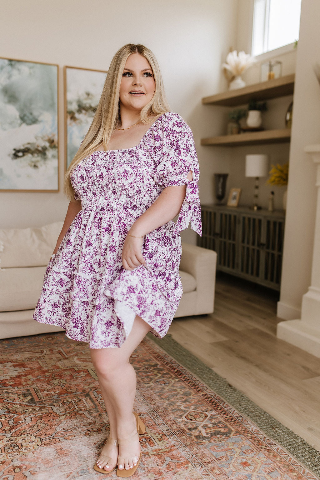 Pretty Little Thing Floral Dress - 6/8