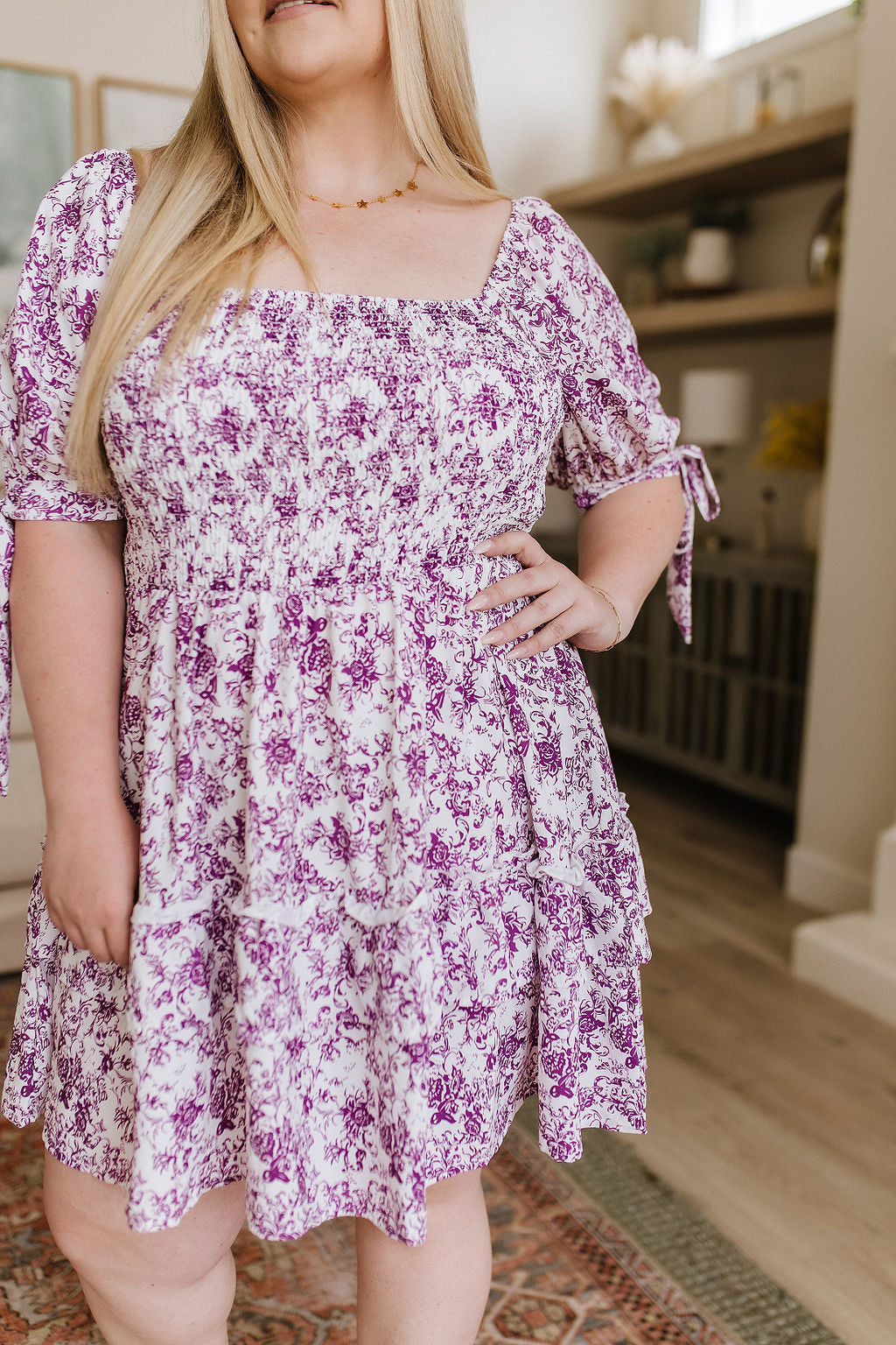 Pretty Little Thing Floral Dress - 6/8