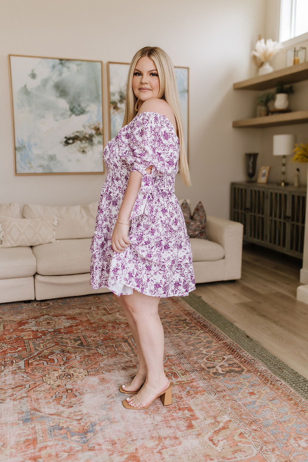 Pretty Little Thing Floral Dress - 6/8