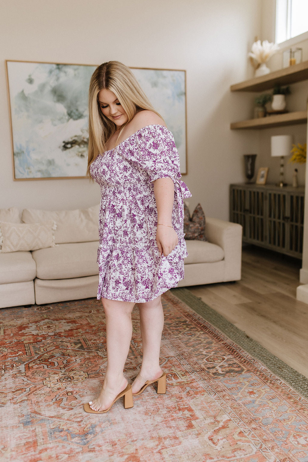 Pretty Little Thing Floral Dress - 6/8
