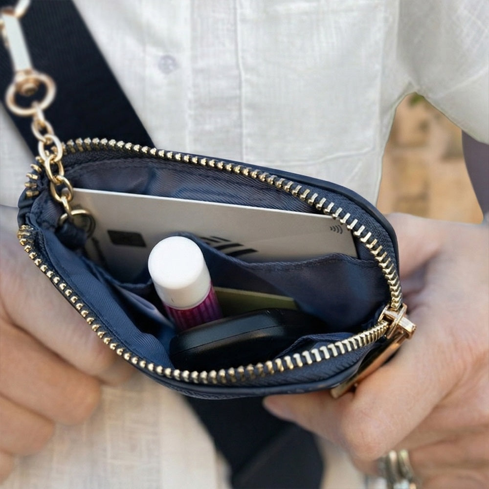 JUNE MARKET: Clip & Go Strap w/RFID Pouch Solid By Save The Girls (Ships in 2-3 Weeks)