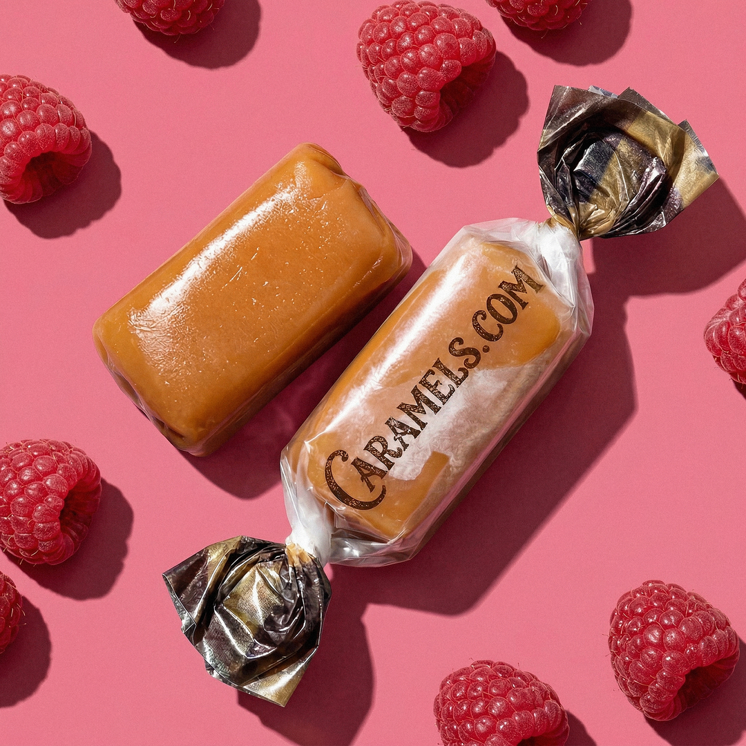 Raspberry Sorbet Caramel - Treats Live