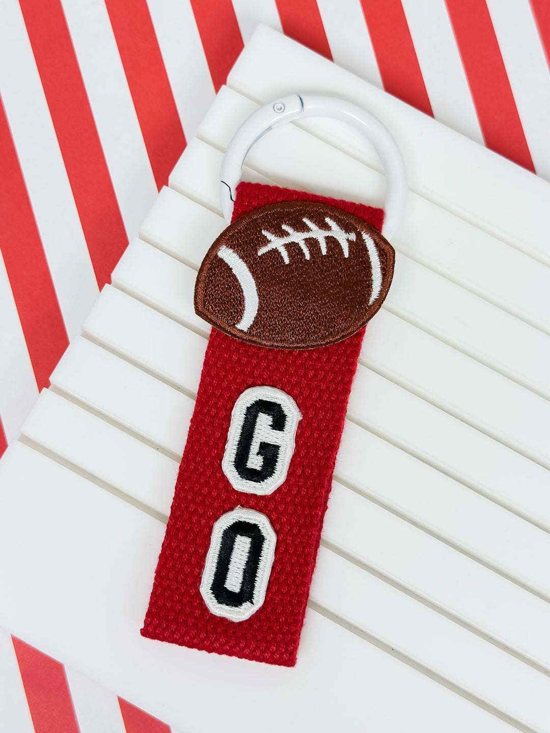 Football Game Day Key Chains - Choice of Color