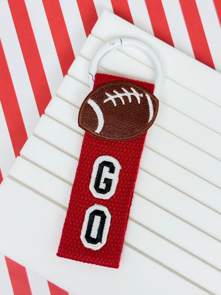 Football Game Day Key Chains - Choice of Color
