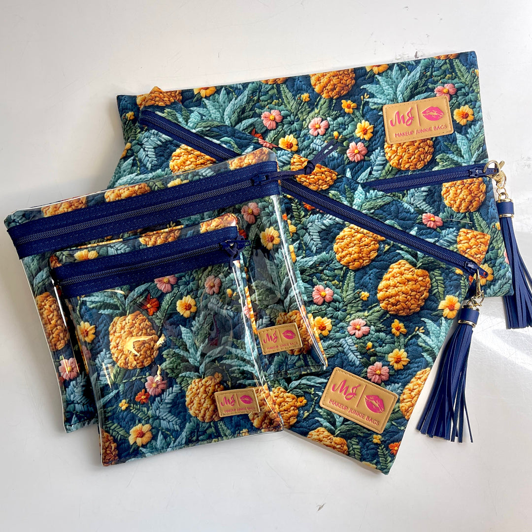 JULY PREORDER: Pineapple Party PrepO Custom Makeup Junkie (Ships in 8-10 Weeks)