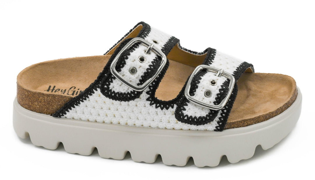 SHOE PARTY! Rumor Has It Ivory Black by Corkys (Ships in 2-3 Weeks)