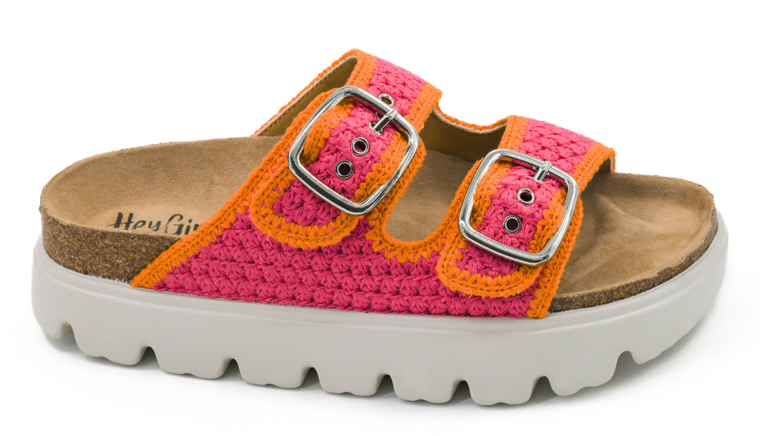 Rumor Has It Slides - Pink Orange by Corkys