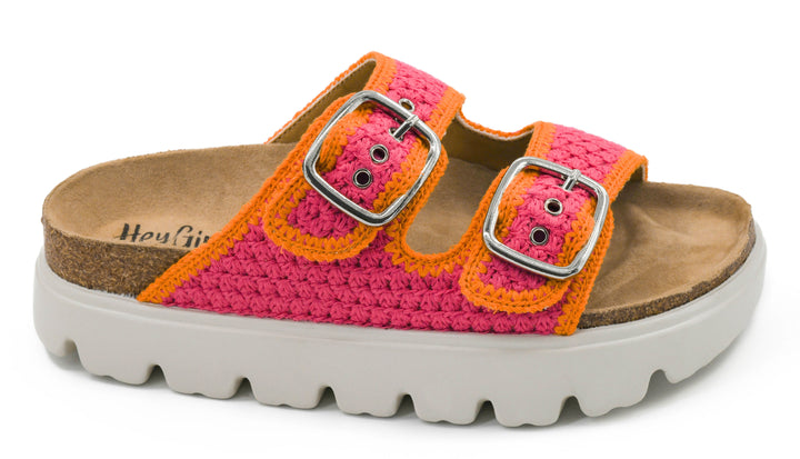 Rumor Has It Slides - Pink Orange by Corkys