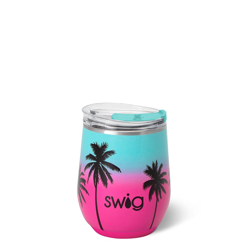 Island Sunset Stemless Wine Cup (12oz) by Swig