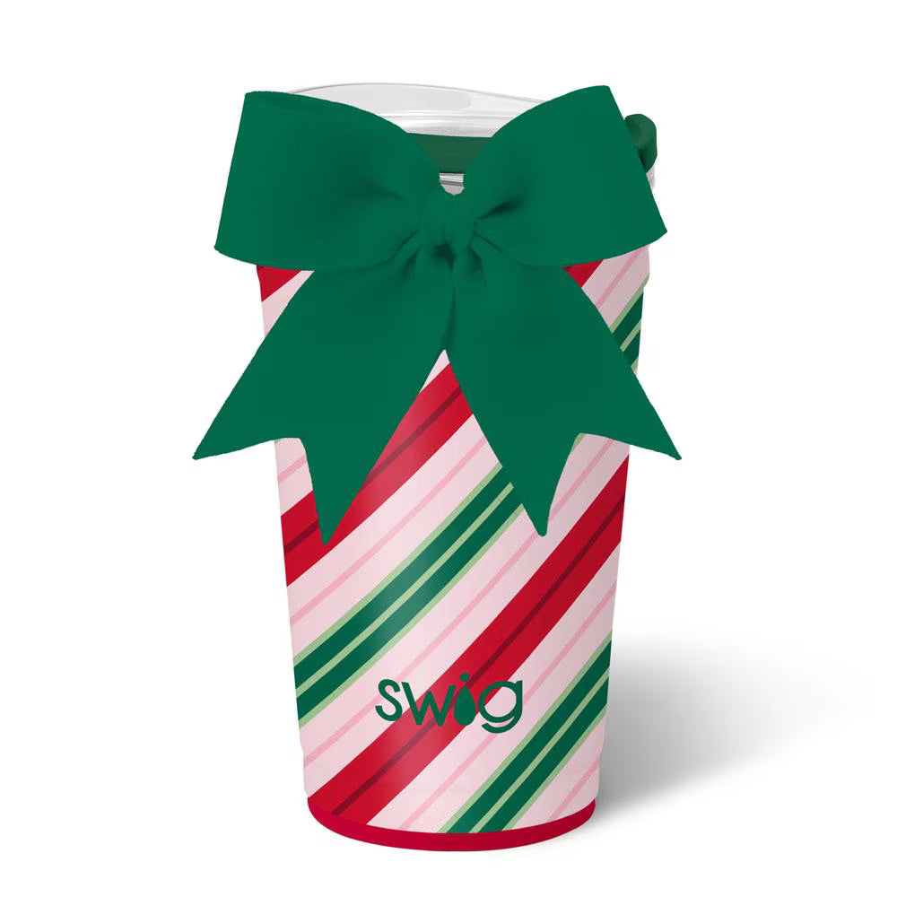 Candy Cane Lane - 24 oz Party Cup by Swig (Ships Late October)