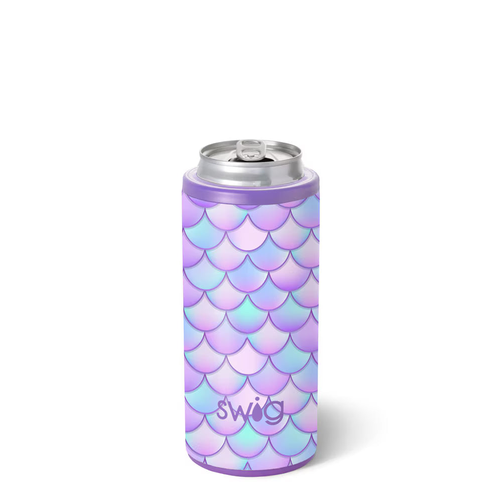 Mermaid Skinny Can Cooler 12oz by Swig