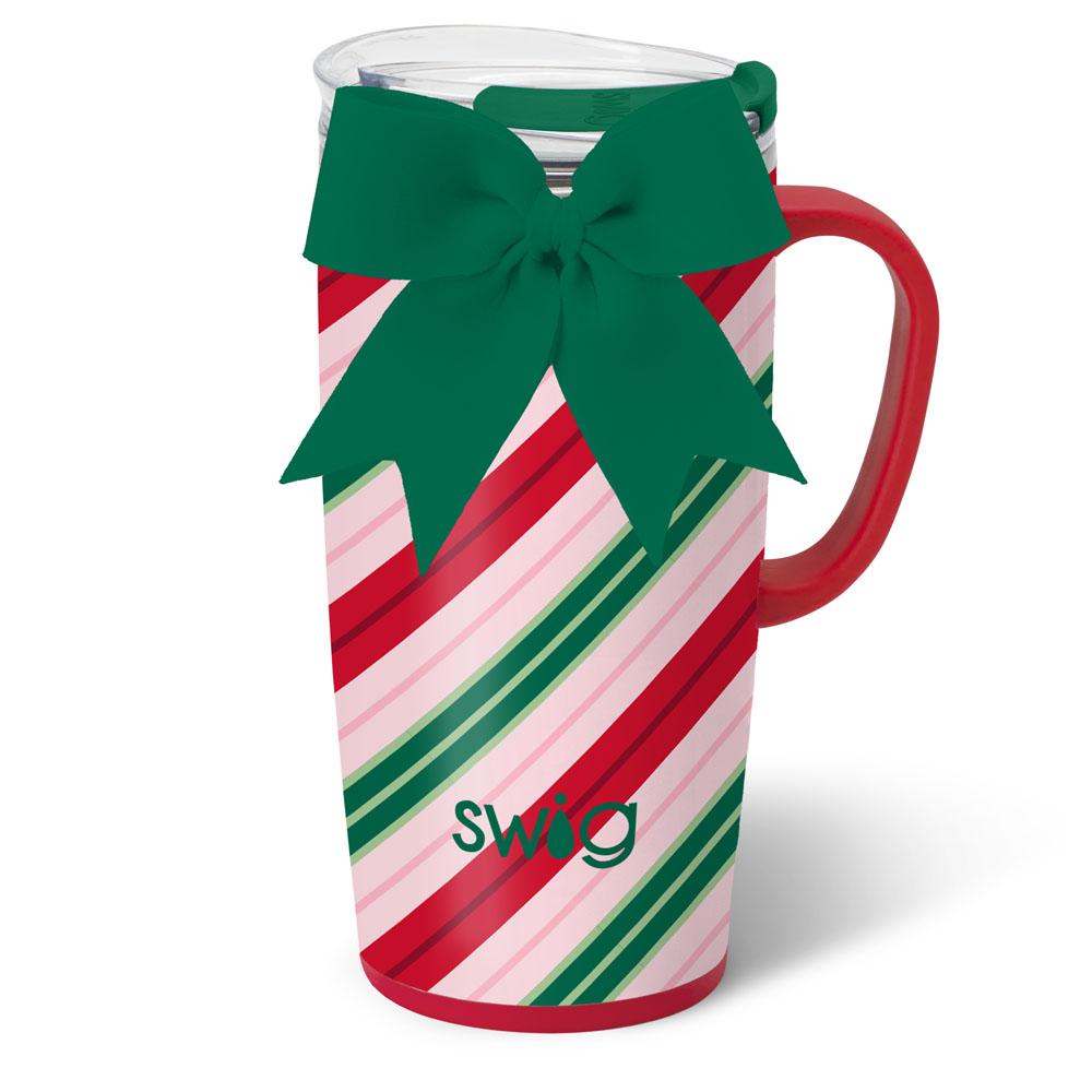 Candy Cane Lane - 22 oz Travel Mug by Swig (Ships Late October)