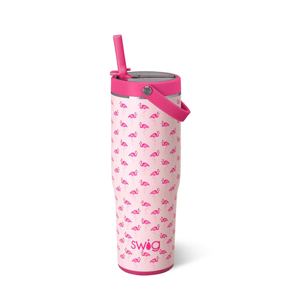 Flamingos Leakproof To-Go Tumbler (30oz) by Swig