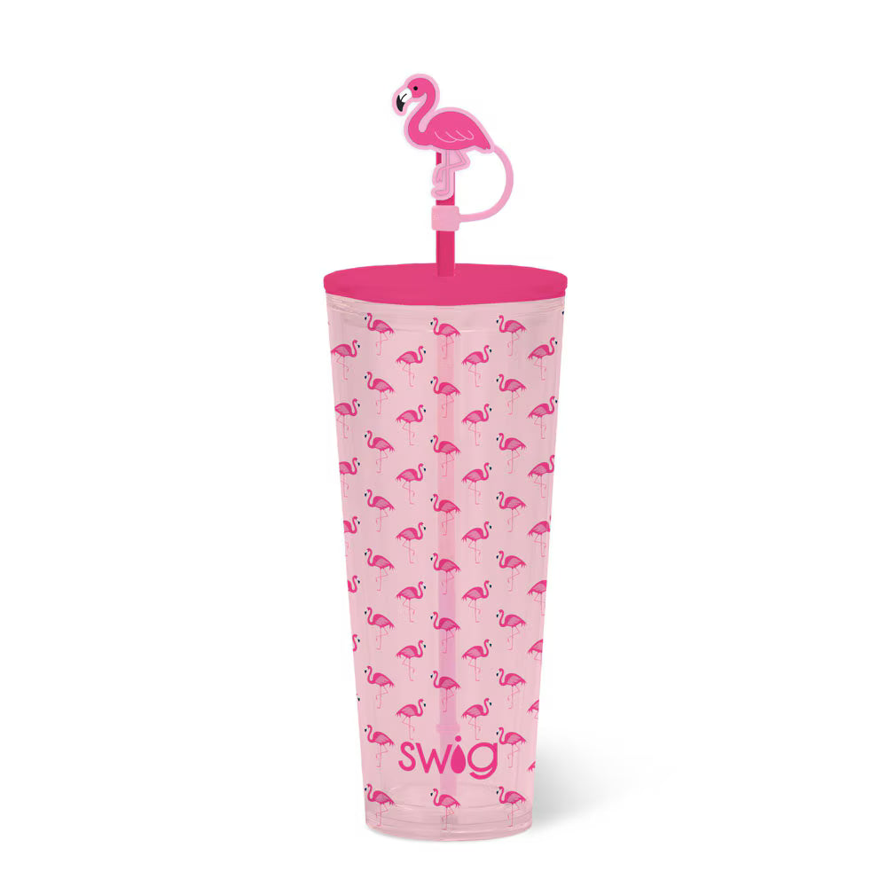 Flamingos Plastic Tumbler 24oz by Swig