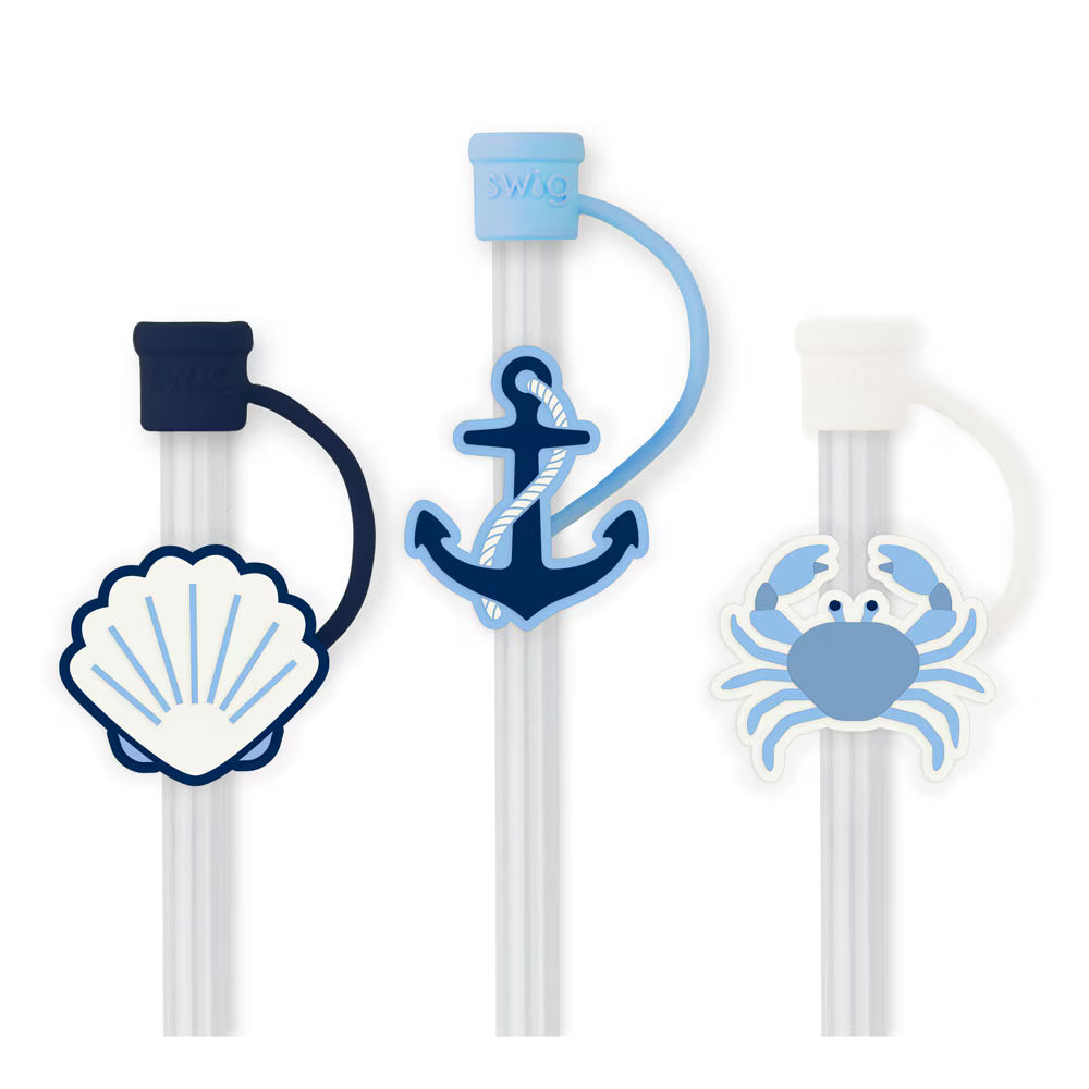 Shoreline Straw Topper Set by Swig