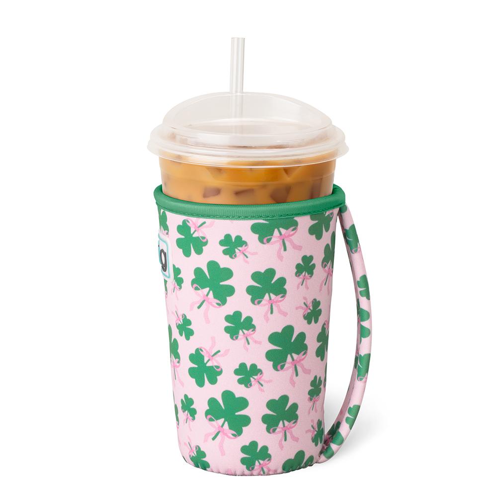 Clover Crush Iced Cup Coolie (Medium) by Swig