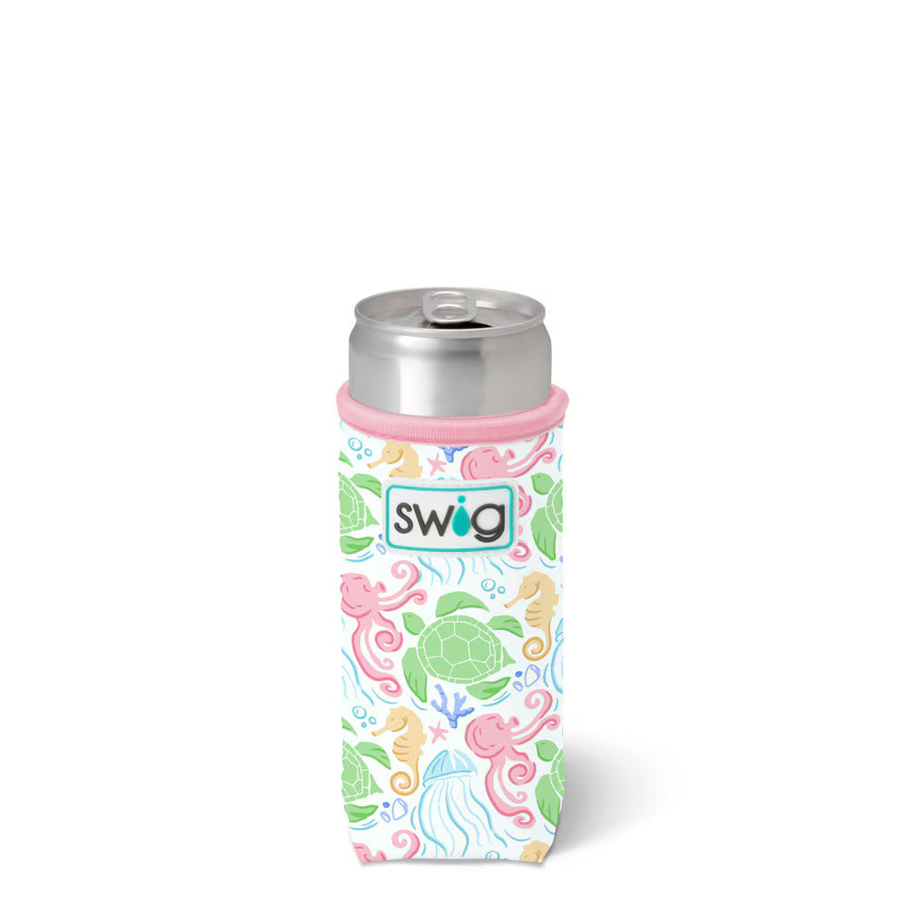 Summer Salt Slim Can Coolie by Swig