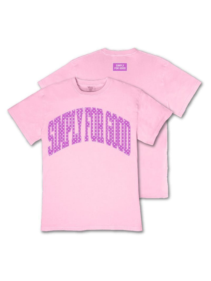 *JUNE MARKET: Polka Dot Simply for Good Short Sleeve Tee Simply Southern (Ships in July)